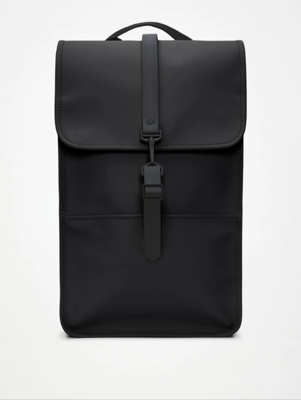 Rains Black Minimal Backpack New Without Tags